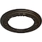 Ekena Millwork Roped Medway Ceiling Medallion (Canopies up to 7 1/2"), 12 1/4"OD x 7 1/2"ID x 7/8"P, Stone Hearth CM12MESHF - alternate 4